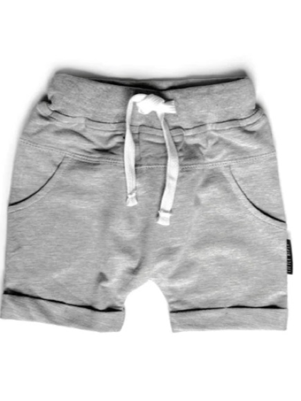 Little Bipsy Light Gray Athletic Drawstring Shorts